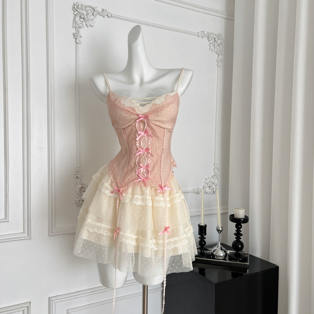 Summer ballet short skirt niche enticement tops