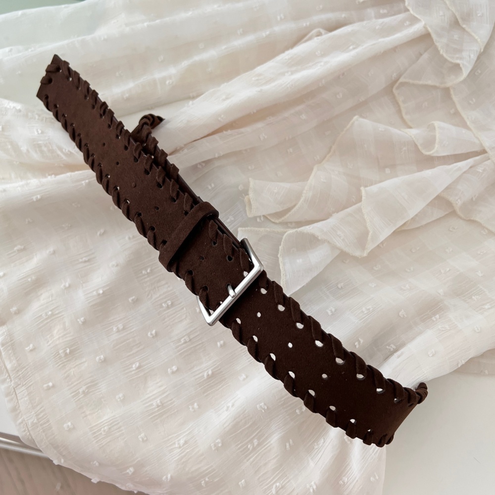 Autumn flat shoulder lotus leaf edges shirt for women
