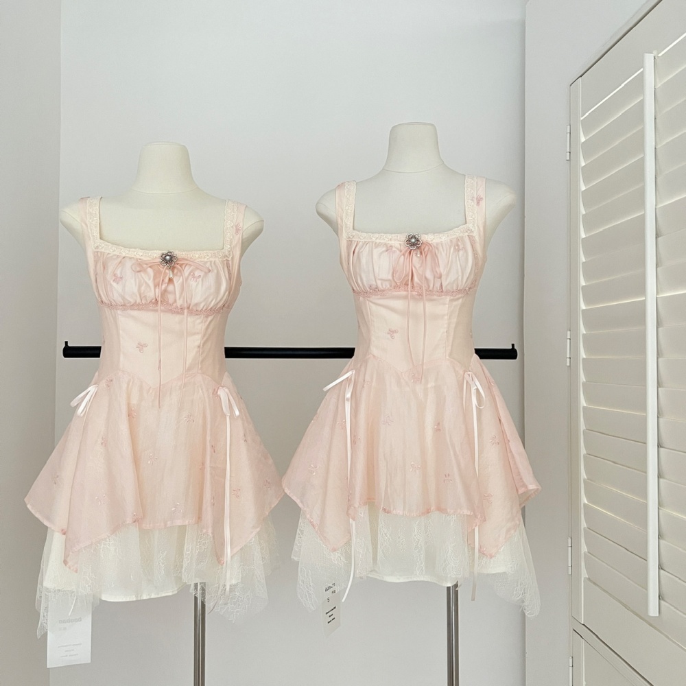 Sweet princess sweetheart slim summer dress
