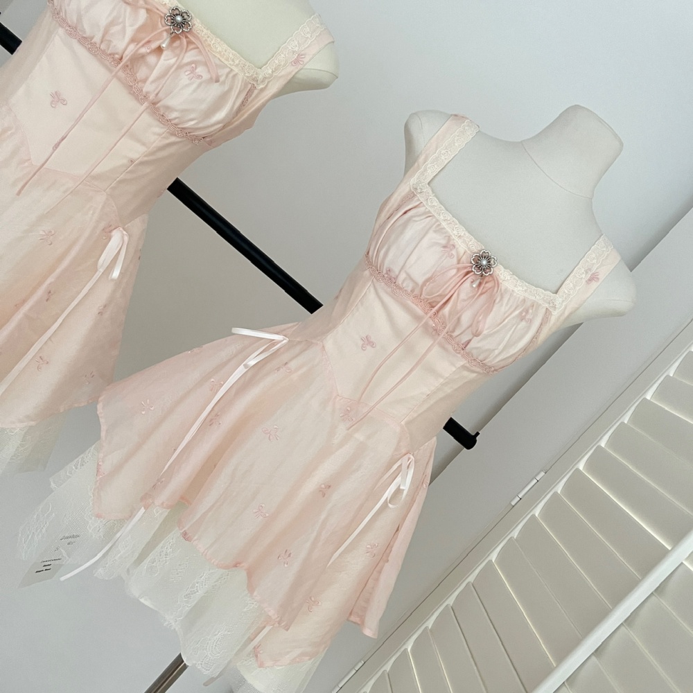 Sweet princess sweetheart slim summer dress