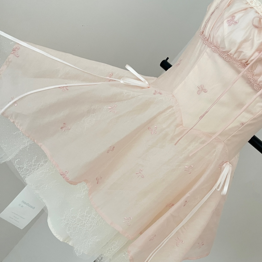 Sweet princess sweetheart slim summer dress