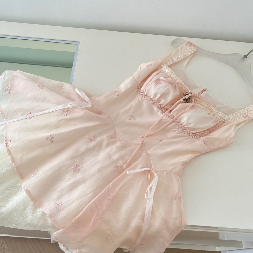 Sweet princess sweetheart slim summer dress