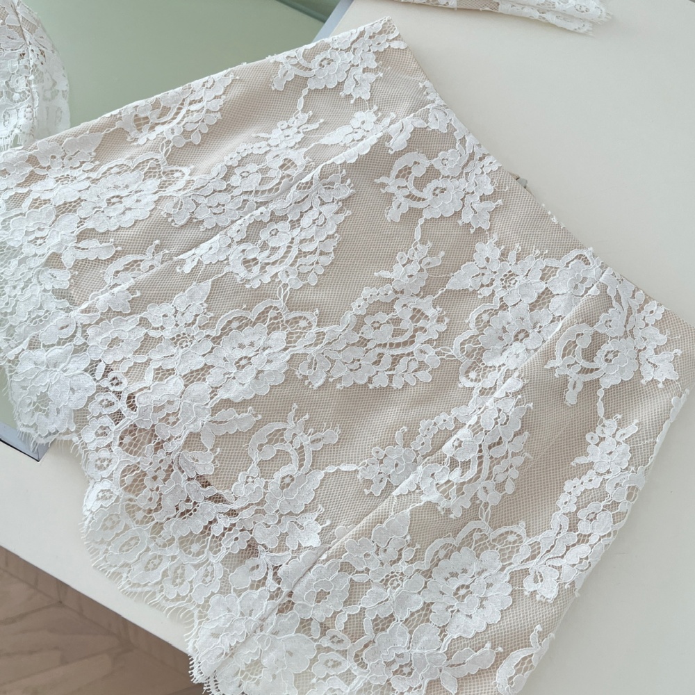 Lace coat refinement shirt a set