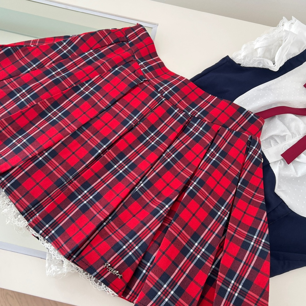 College style slim short skirt summer tops
