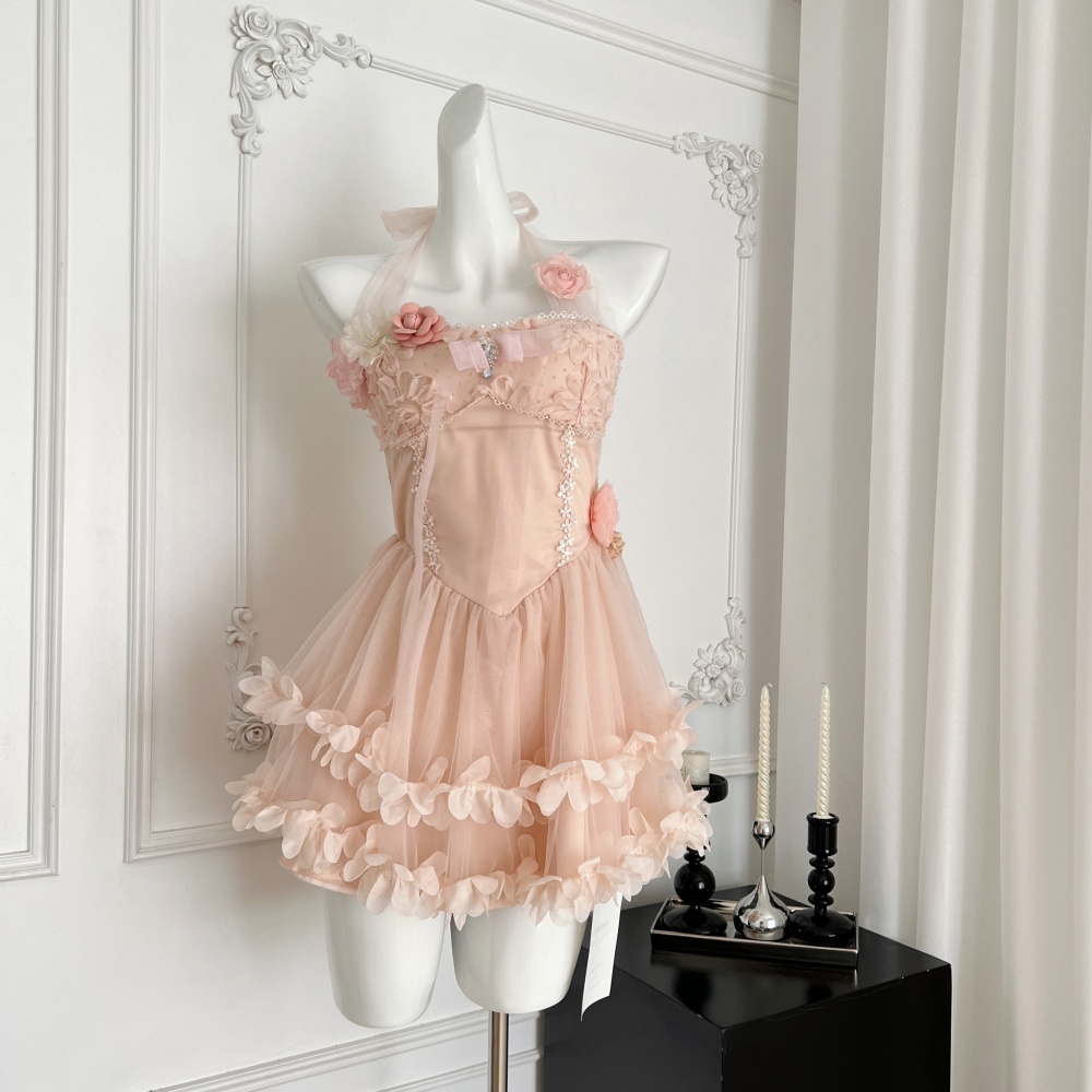 Pinched waist slim enticement niche summer dress