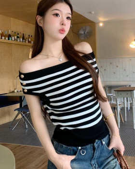 Pinched waist inside the ride sleeveless all-match tops