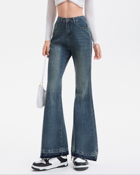 Speaker micro speaker long pants slim lengthen pants