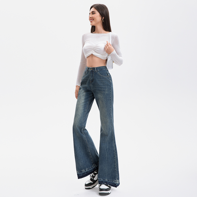 Speaker micro speaker long pants slim lengthen pants