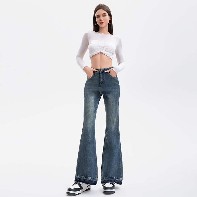 Speaker micro speaker long pants slim lengthen pants