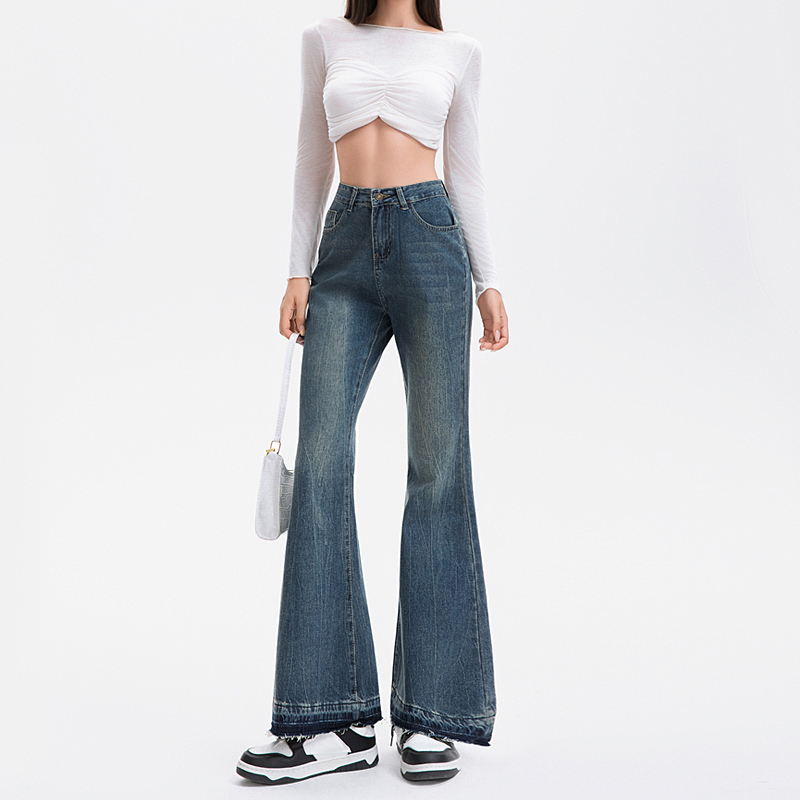Speaker micro speaker long pants slim lengthen pants