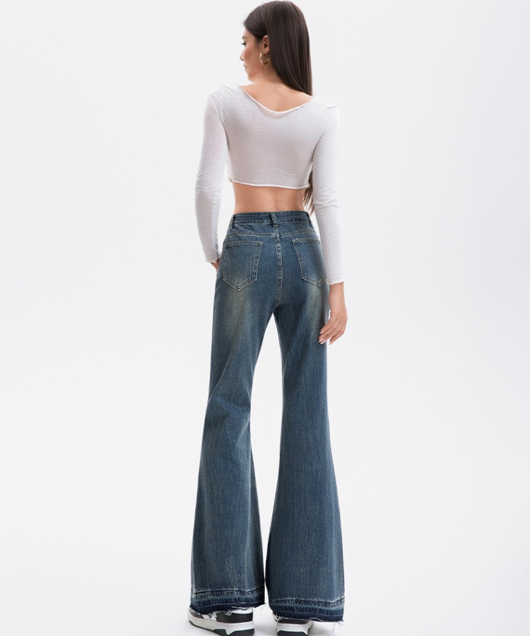 Speaker micro speaker long pants slim lengthen pants