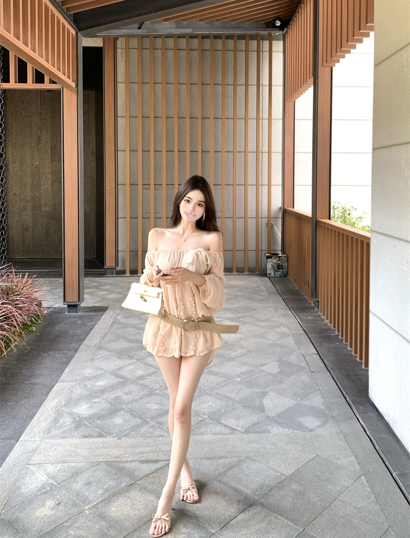 Long sleeve flowers shirt loose stereoscopic tops