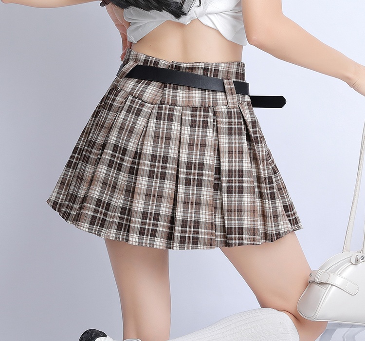 Anti emptied American style skirt college style short skirt