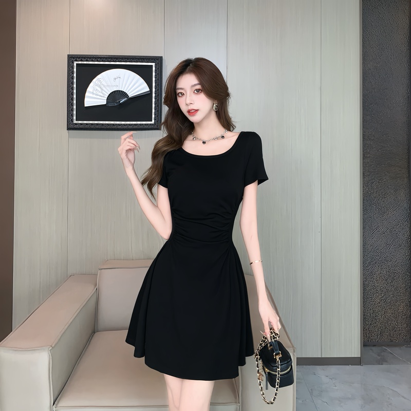 Slim enticement formal dress pinched waist dress for women