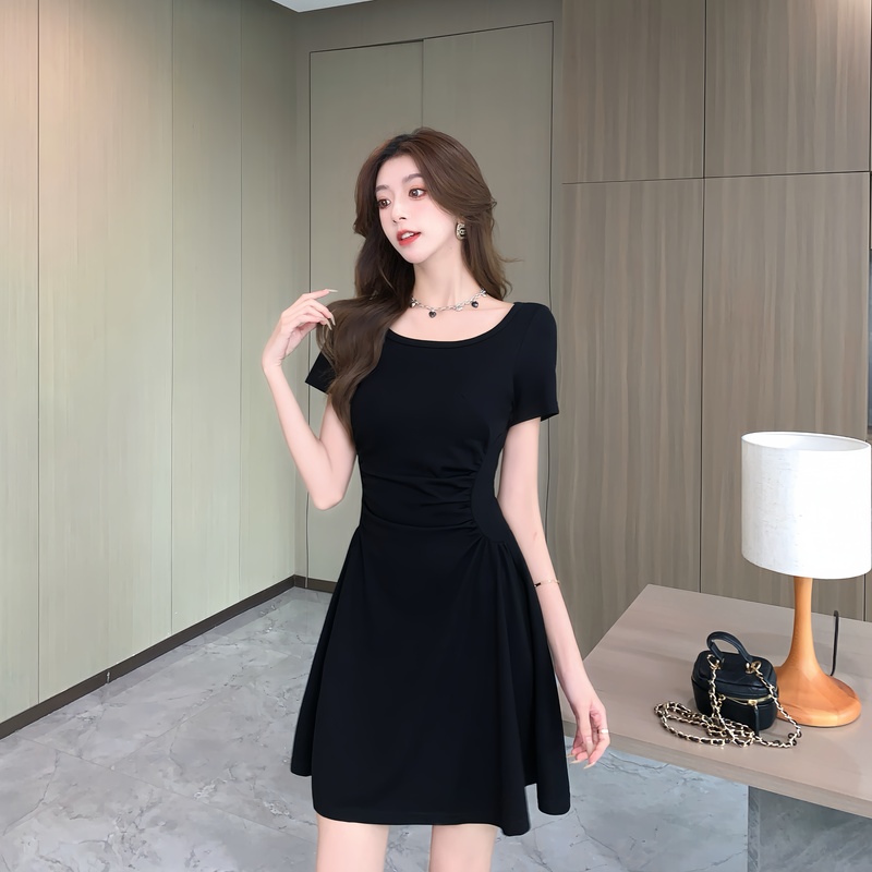 Slim enticement formal dress pinched waist dress for women