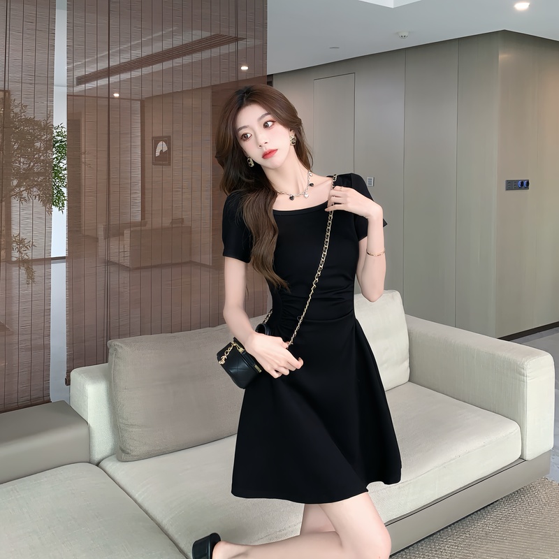 Slim enticement formal dress pinched waist dress for women