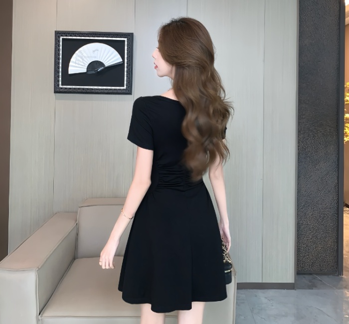 Slim enticement formal dress pinched waist dress for women