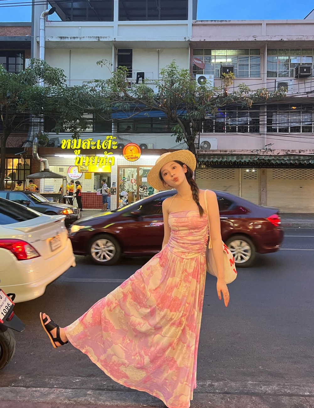 Retro wrapped chest dress halter long dress for women