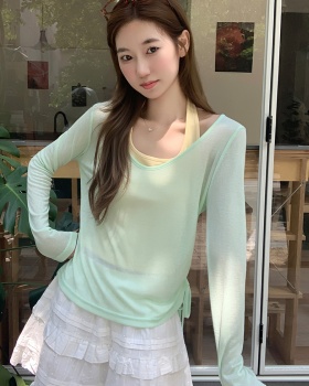 Sling vest outside the ride tops 2pcs set