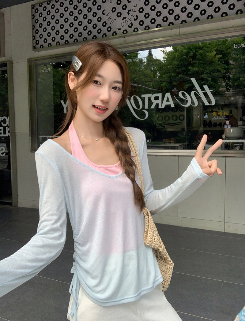 Sling vest outside the ride tops 2pcs set