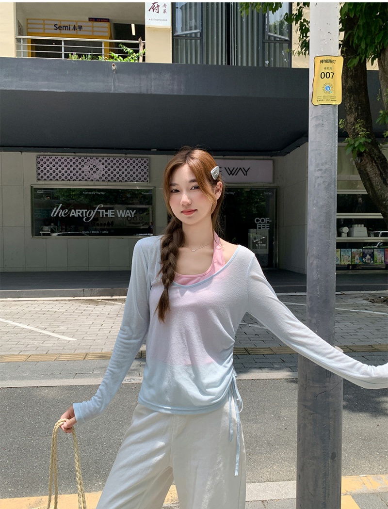 Sling vest outside the ride tops 2pcs set