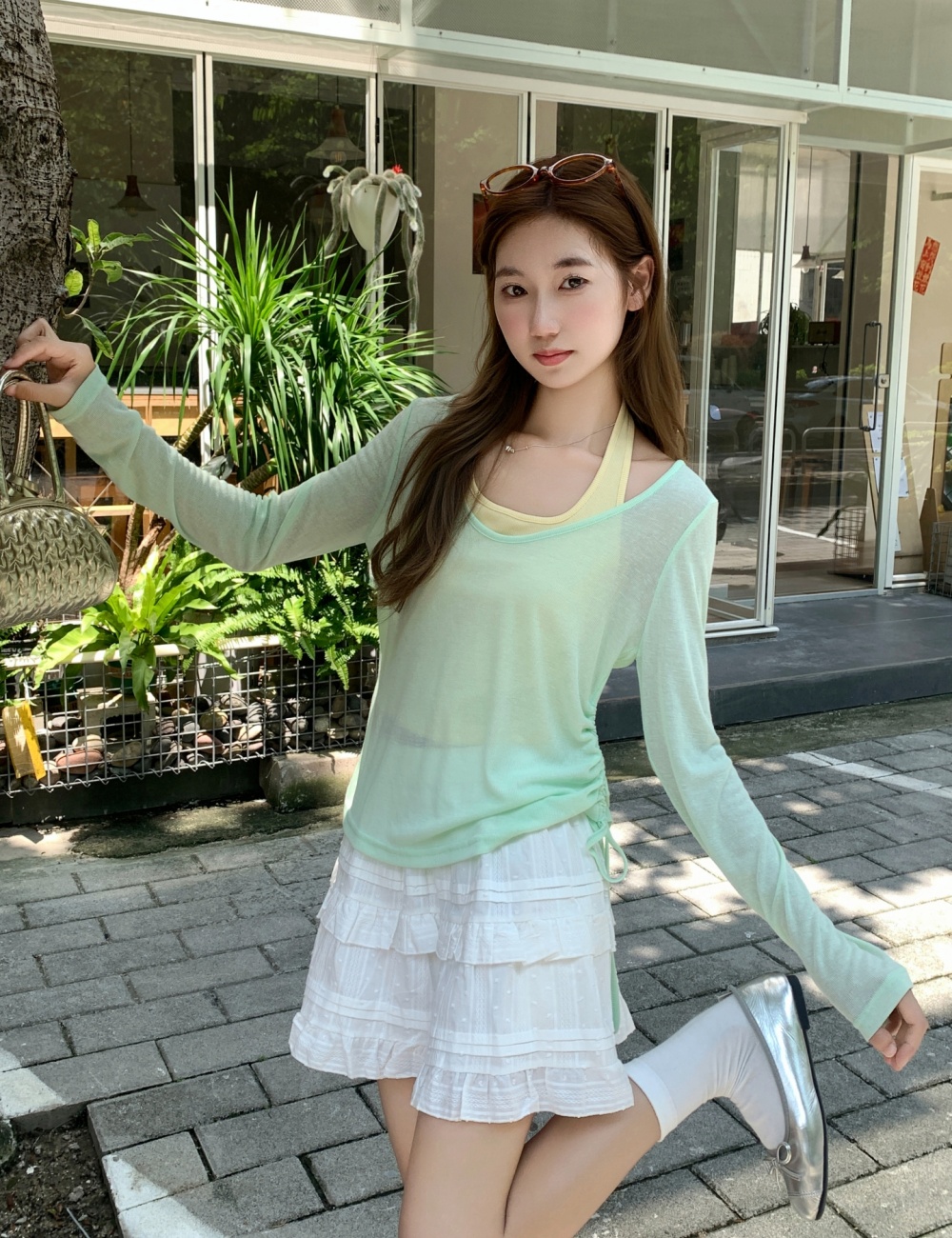 Sling vest outside the ride tops 2pcs set