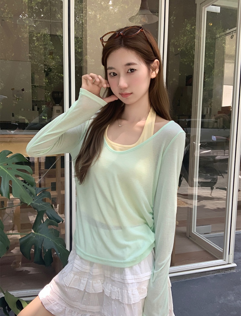 Sling vest outside the ride tops 2pcs set