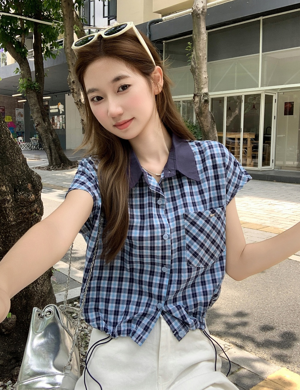 Light luxury show young shirt for women