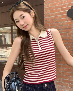 Short sling vest sleeveless tops for women