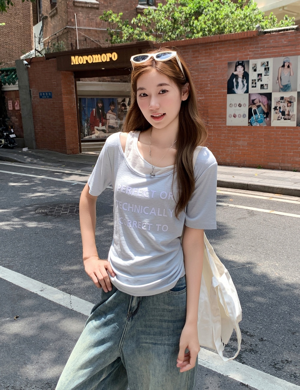 Short sleeve strapless T-shirt summer small shirt for women