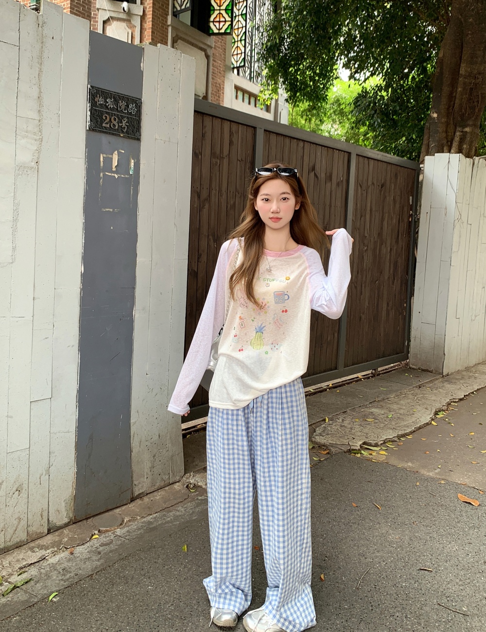 Summer slim loose shirts printing sunscreen T-shirt