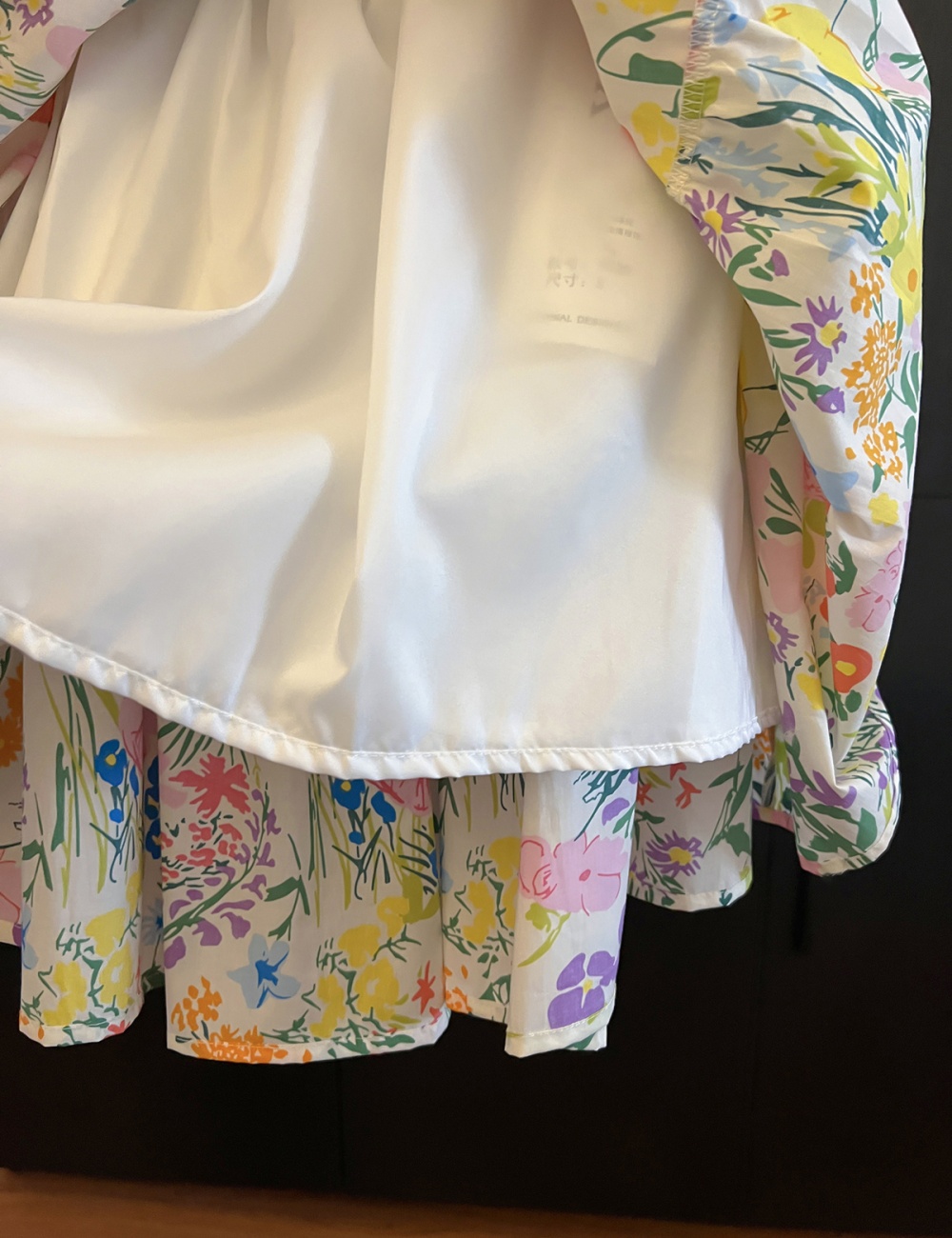 Summer flowers floral colors loose colorful skirt for women