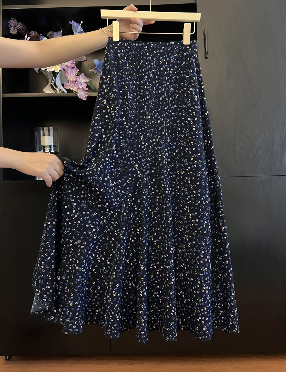 Slim summer skirt irregular long dress for women