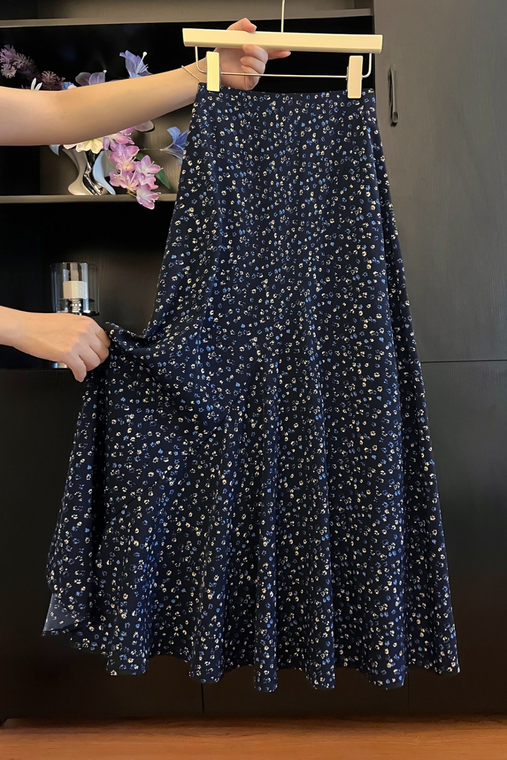 Slim summer skirt irregular long dress for women