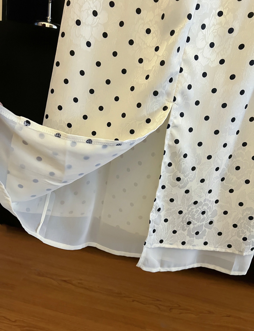 Polka dot summer skirt long long skirt for women