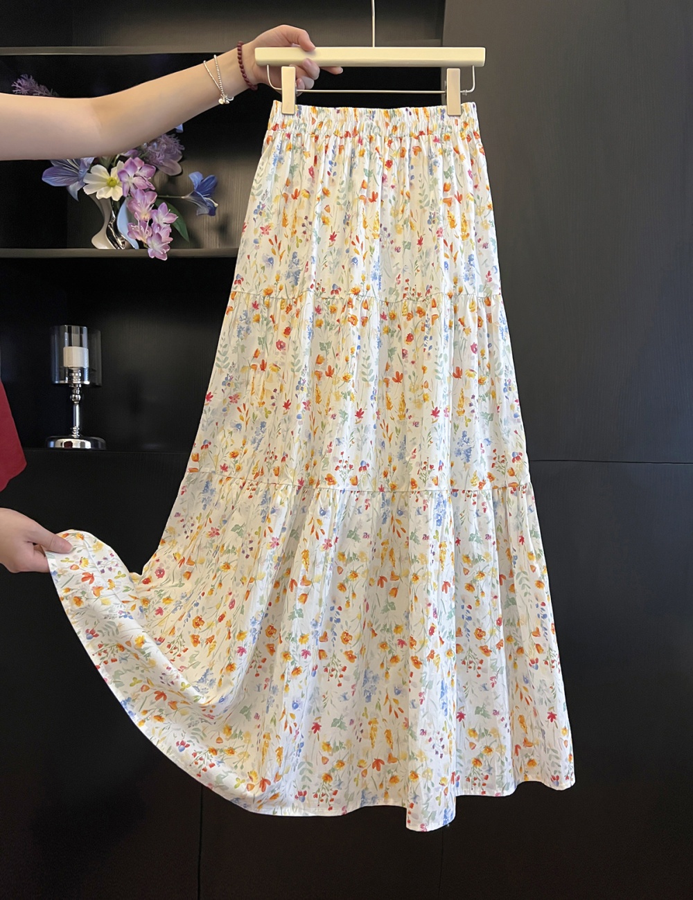France style cake floral tender sweet skirt