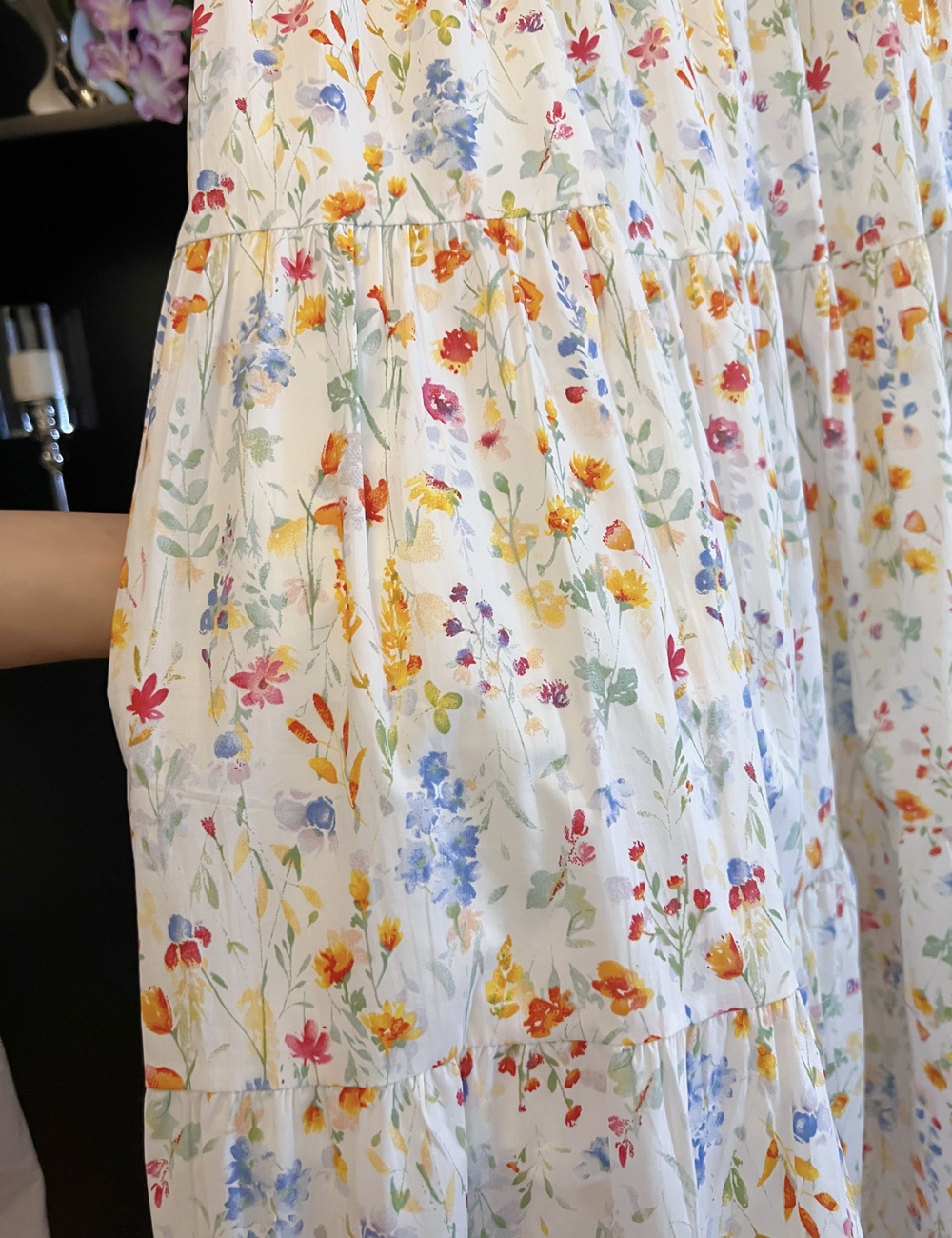 France style cake floral tender sweet skirt