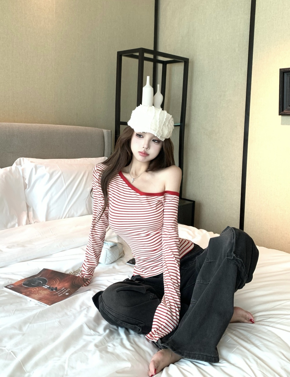 All-match T-shirt bottoming shirt for women