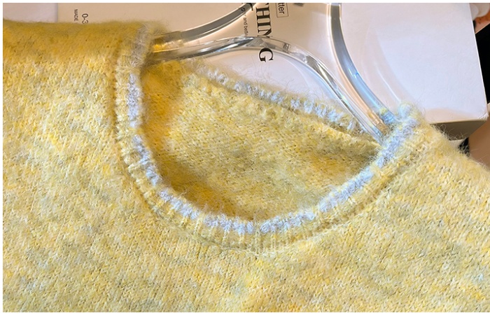 Knitted autumn vest sleeveless tops for women