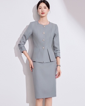 Long sleeve coat profession business suit a set for women