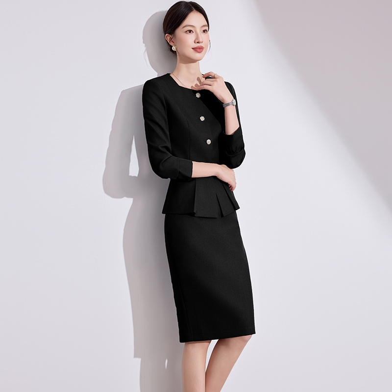 Long sleeve coat profession business suit a set for women
