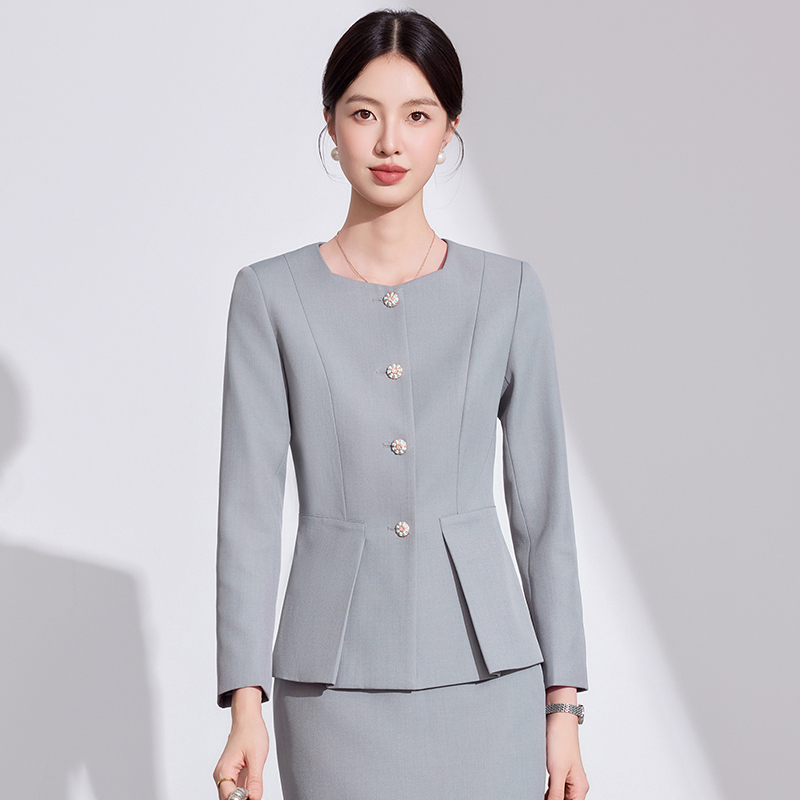 Long sleeve coat profession business suit a set for women