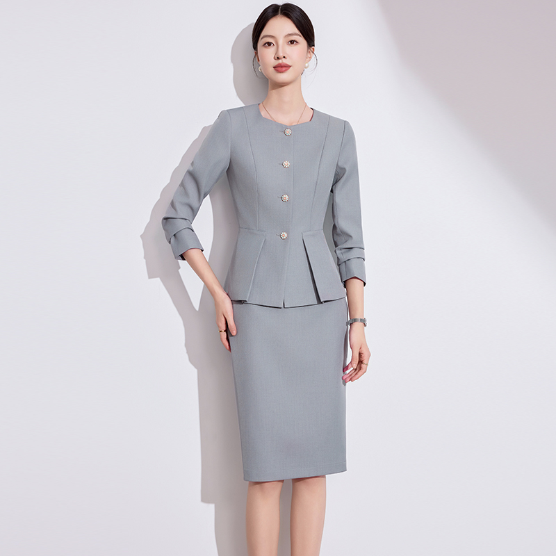 Long sleeve coat profession business suit a set for women