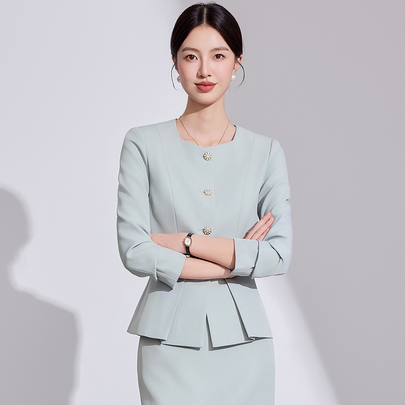 Long sleeve coat profession business suit a set for women