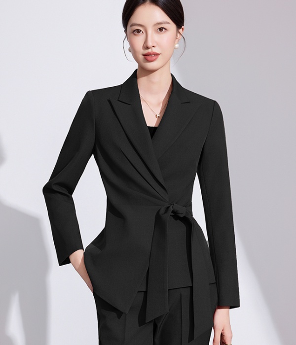 Simple autumn and winter business suit pure coat