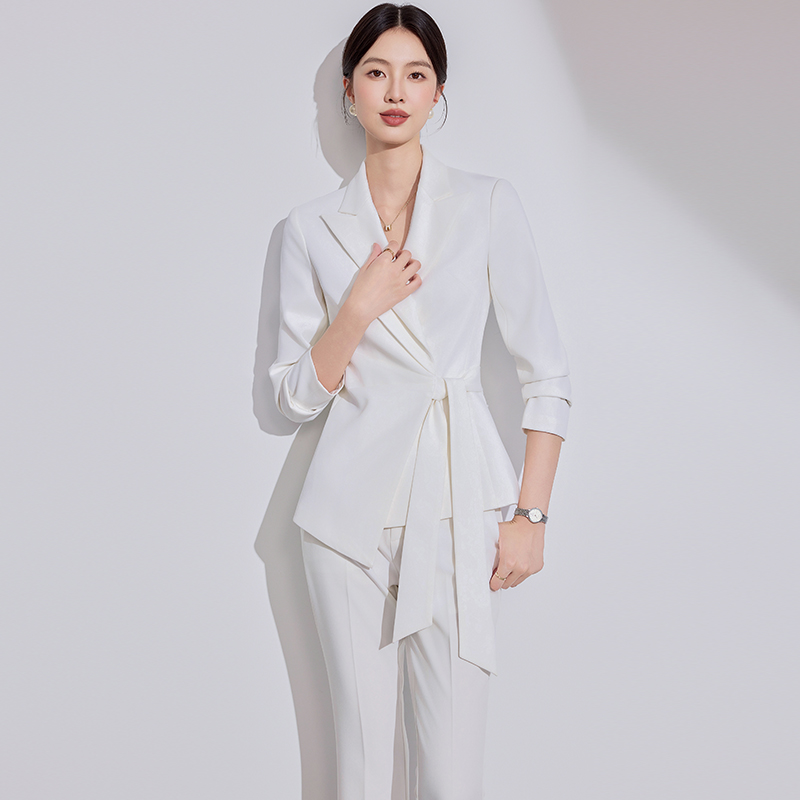 Simple autumn and winter business suit pure coat