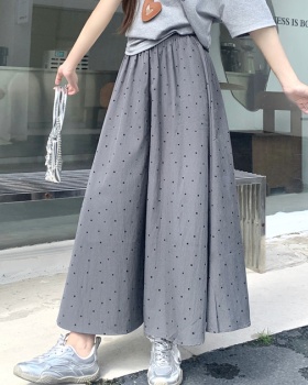 All-match long pants wide leg pants for women