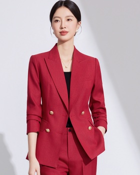 Simple coat long sleeve business suit for women