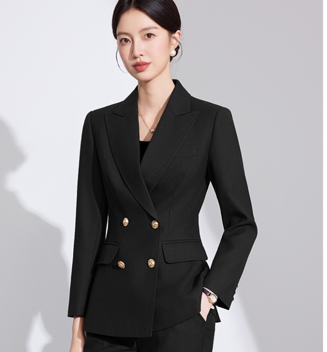 Simple coat long sleeve business suit for women