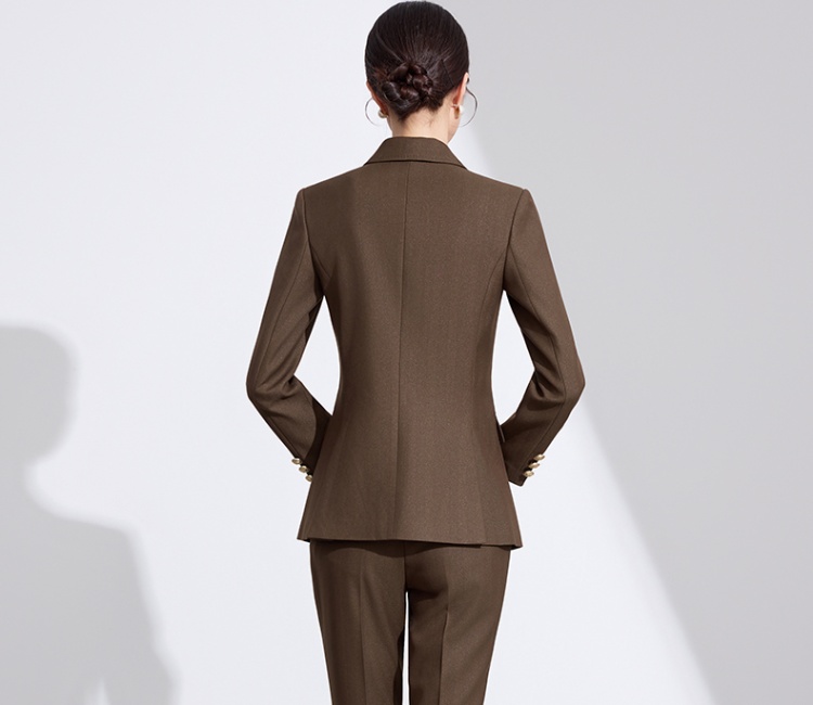 Simple coat long sleeve business suit for women